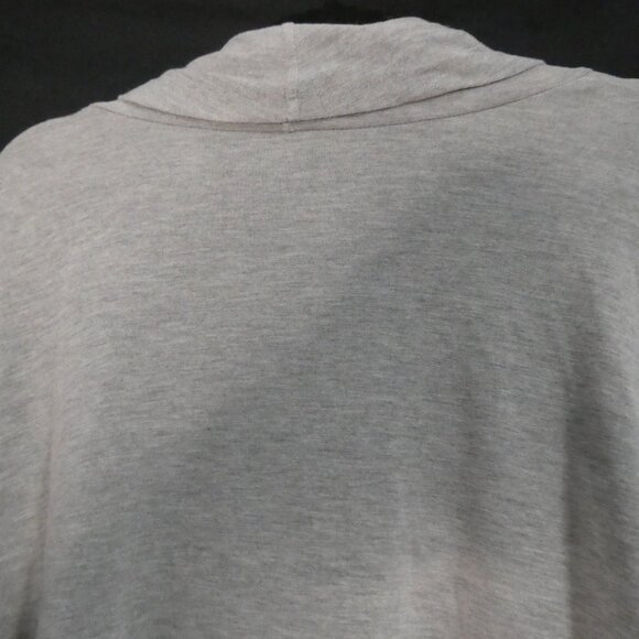 CABLE & GAUGE - Woman | 1X | Cozy Grey Cowl Neck Sweater | Pockets - Picture 10 of 14